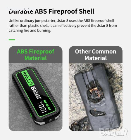 Много мощен Jump starter UTRAI  Jstar8 3000A, снимка 12 - Други инструменти - 43034158
