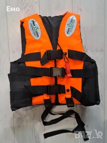 Спасителна жилетка с регулиращи колани и свирка за деца и възрастни , снимка 7 - Водни спортове - 48547703