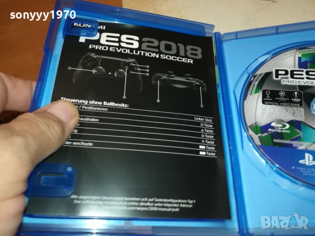 SONY PS4 GAME PES 2018 0610251319, снимка 2 - Игри за PlayStation - 51960883