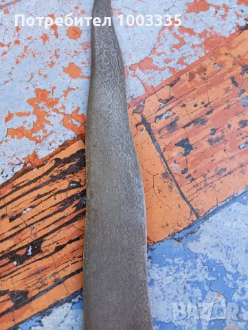 Нож -Крис, Дамаска стомана , снимка 3 - Антикварни и старинни предмети - 48991273