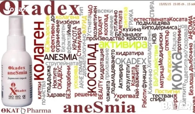 Дермален спрей Окадекс Анесмия /   Okadex AneSmia , снимка 2 - Друго - 51511937