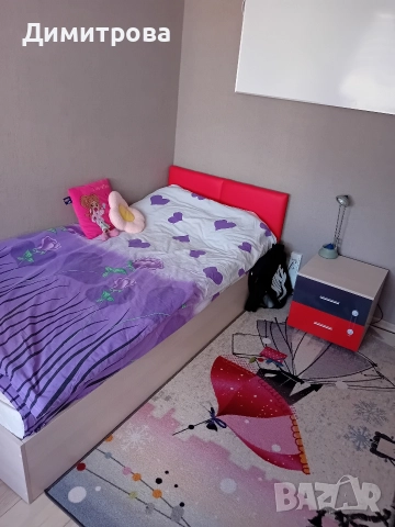 единични легло с матрак 