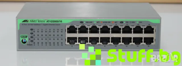 Суич Allied Telesis AT-GS900/16, снимка 2 - Суичове - 49660125