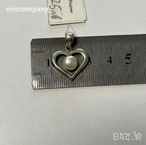 Сребърна висулка 3.14гр., снимка 3 - Колиета, медальони, синджири - 53285338