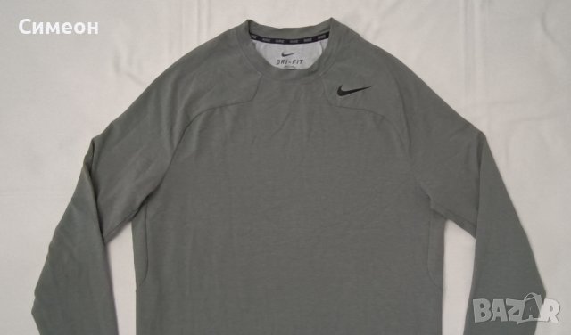Nike DRI-FIT Fleece Sweatshirt оригинално горнище M Найк спорт горница, снимка 2 - Спортни дрехи, екипи - 44046850
