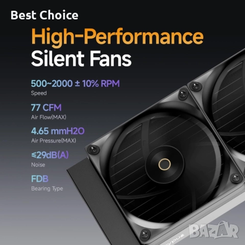 Течен охладител за процесор Ocypus Iota L36 BK, снимка 3 - Други - 52713424