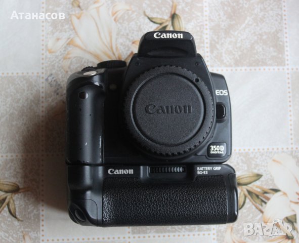 Цифров фотоапарат Canon EOS 350D , снимка 2 - Фотоапарати - 43642241