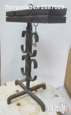 Свещници:  Железният светилник, троен свещник или пепелник, Африка, глава,  животно, снимка 4 - Други - 32364050