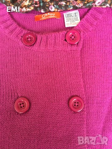 Жилетка за момиченце на 6-7 г, снимка 5 - Детски пуловери и жилетки - 33255492