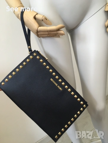 Michael Kors клъч естествена кожа, снимка 2 - Чанти - 53221768