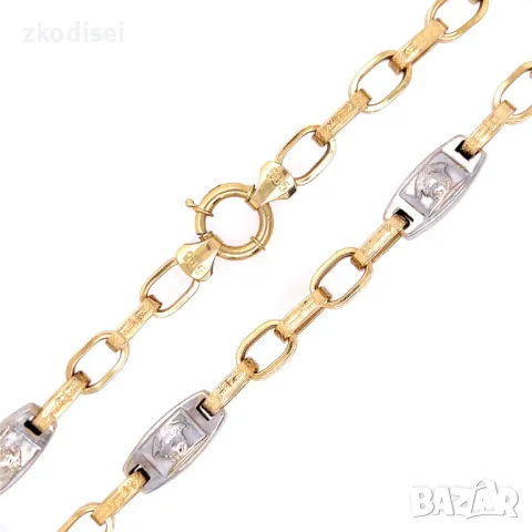 Златен синджир 26,11гр. 61,5см. 14кр. проба:585 модел:31356-1, снимка 1