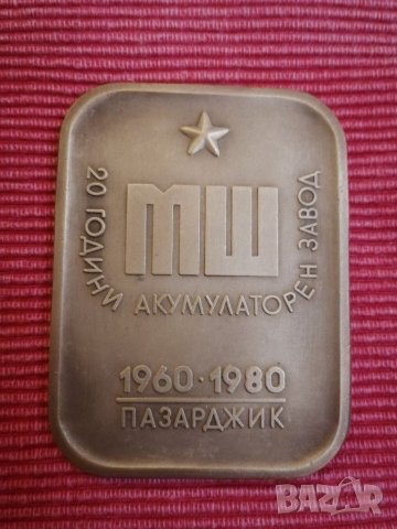 Бронзов плакет. , снимка 2 - Колекции - 32333174