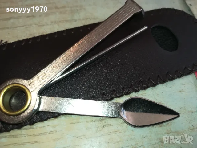 ИНСТРУМЕНТ ЗА ЛУЛИ+КОЖЕН КЕЙС-ВНОС SWISS 2003251613, снимка 2 - Лули - 49573935