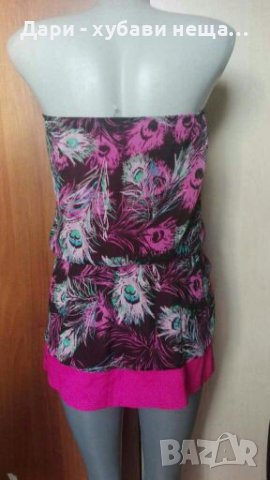 Дамски топ/туника в свежи цветове🍀❤S,M,M/L❤🍀арт.4355, снимка 4 - Корсети, бюстиета, топове - 37180197