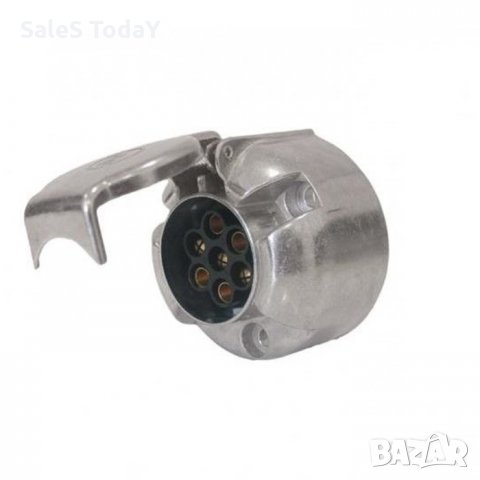 Букса за ремарке, женска, 7 пина, 12V, метална