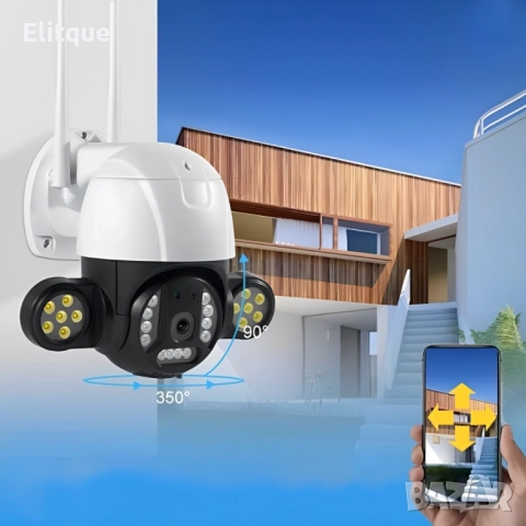 Външна охранителна PTZ WIFI камера