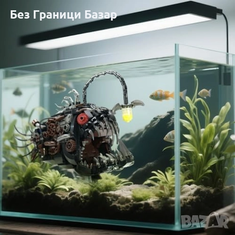 Нова Механична фенерна риба 1038 части – океански конструктор деца, снимка 6 - Други - 51902910