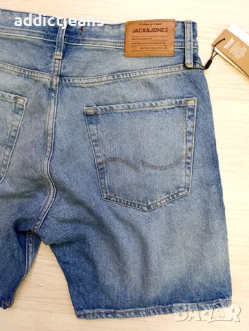 Мъжки къси дънки Jack&Jones размер M, снимка 2 - Къси панталони - 48226066