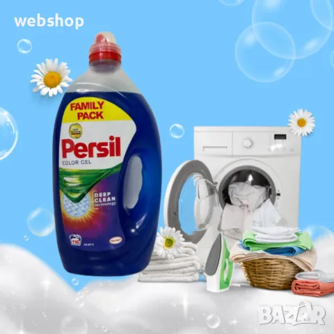 Течен препарат за пране Persil Color Gel, 116 пранета 5,8 L, снимка 5 - Перилни препарати и омекотители - 49719998
