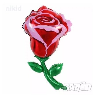 Роза голям фолио фолиев балон хелий или въздух парти рожден ден