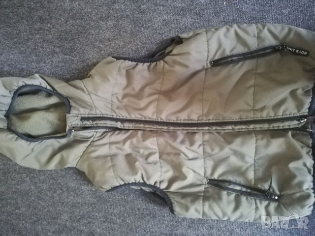 Маслено зелен елек за момченце, снимка 1