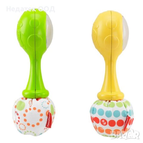  Маракаси, Fisher Price, 2 броя комплект, снимка 3 - Дрънкалки и чесалки - 44046362