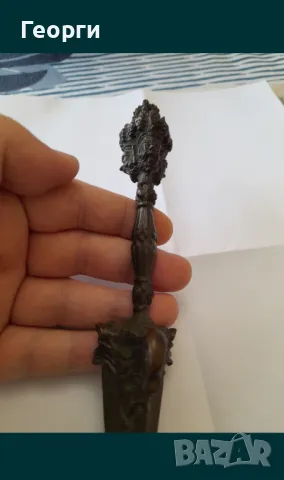 Будистки ритуален нож-2, снимка 7 - Антикварни и старинни предмети - 50129316