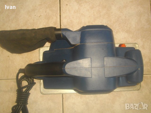 850 Вата-Немски Профи Лентов Шлайф Голям-KING CRAFT-Като Нов-Със Стойка Обърнато Шлайфане-2003г, снимка 14 - Други инструменти - 43295476