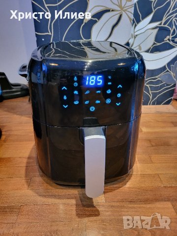 Фритюрник с горещ въздух без мазнина Air fryer ЕЪР ФРАЙЪР 5.5 L, снимка 12 - Фритюрници - 43927931