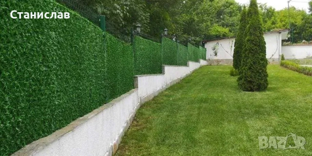 Жив плет Декоративна ограда 95% плътност с UV защита, снимка 9 - Огради и мрежи - 53409760