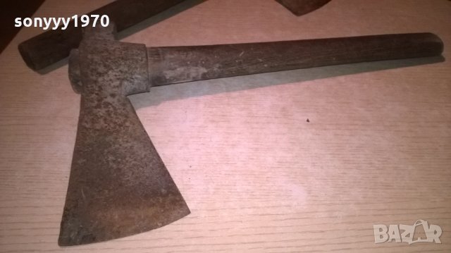 ПОРЪЧАНИ-антики-стари масивни-брадва/чук/томахавка с печати, снимка 10 - Колекции - 26329656