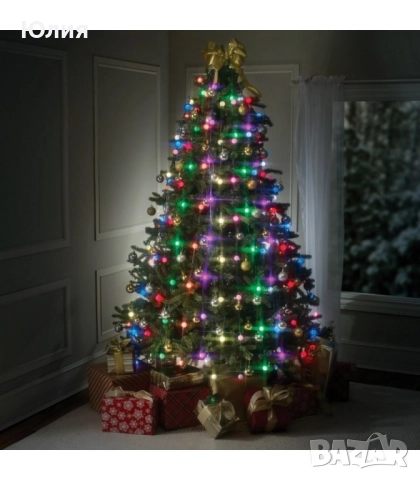 Коледни лампички за елха