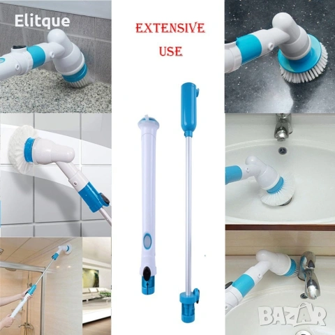 Електрическа четка за почистване на баня Spin Scrubber 🧼, снимка 12 - Други стоки за дома - 53273260