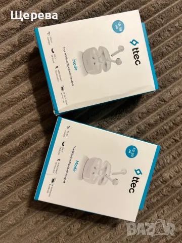 Bluetooth слушалки ttec Mode, TWS, Бели