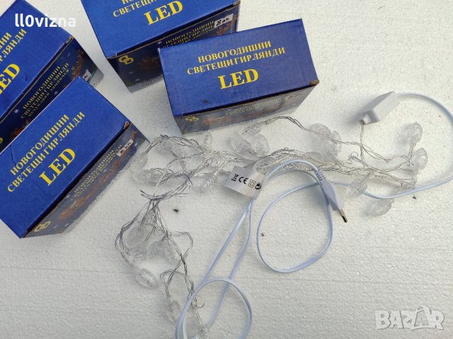 Новогодишни LED лампички - шишарка, снимка 3 - Лед осветление - 43267526