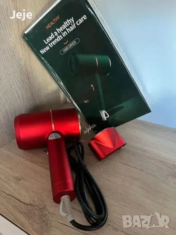 Супер мощен йонизиращ сешоар за коса с отрицателни йони и приставка, 900W , снимка 1