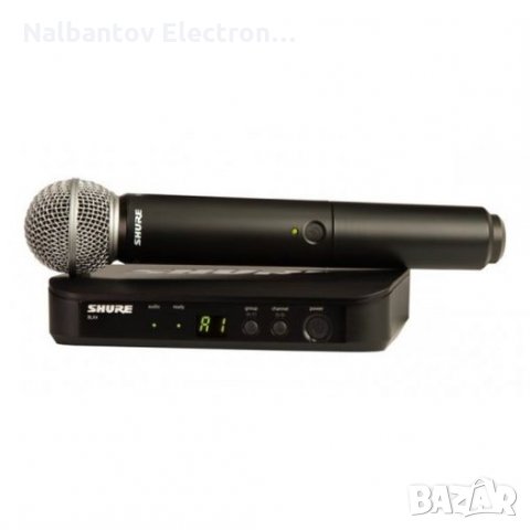 SHURE Вокален безжичен микрофон BLX24E/SM58, снимка 2 - Други - 33574775