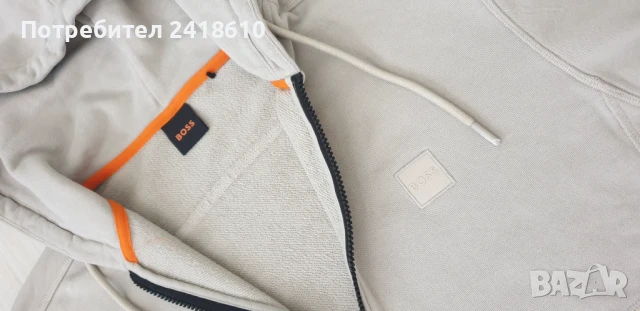 Hugo Boss Zetalky  Full Zip Mens Size L  НОВО! ОРИГИНАЛ! Мъжки Суичер!