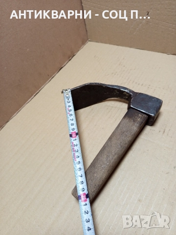Стар Ръчно Кован Инструмент За Дълбане., снимка 12 - Антикварни и старинни предмети - 51645341