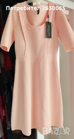 Нова орг.рокля GUESS - размер S/M, снимка 2 - Рокли - 52797620