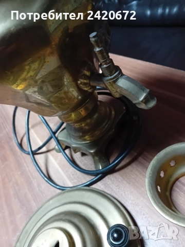 месингов руски самовар, снимка 6 - Други ценни предмети - 52221585