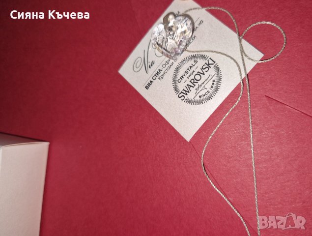Дамско колие с кристал Swarovski, снимка 4 - Колиета, медальони, синджири - 43699845