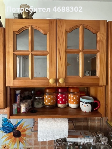 Кухненски шкафове от дърво комплект, снимка 3 - Шкафове - 52857595