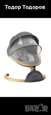 Електрическа люлка - шезлонг KIKKA BOO, снимка 2 - Детски люлки - 52621213
