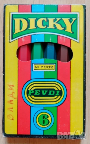 Соц флумастери PEVDI DICKY 6, снимка 2 - Антикварни и старинни предмети - 50641695