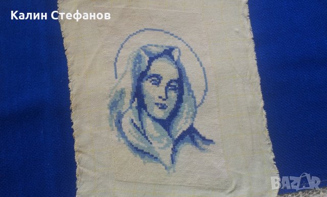 Гоблен Мадона в син цвят