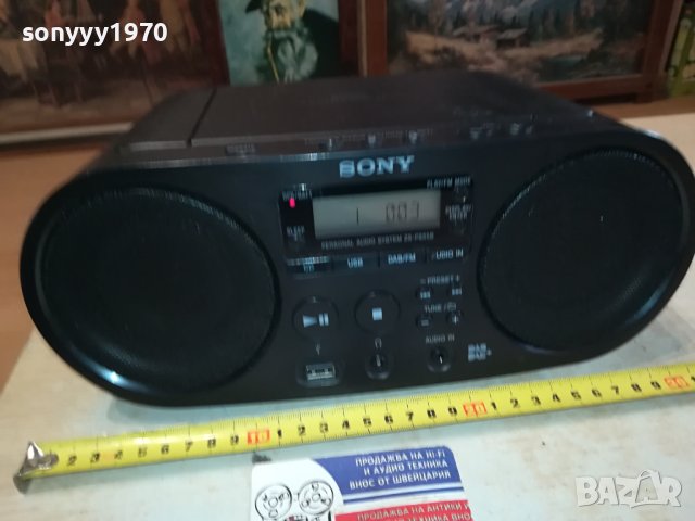 sony zs-ps55B DAB usb/mp3/aux/cd/tuner-внос швеицари LNVR2912231613, снимка 3 - Ресийвъри, усилватели, смесителни пултове - 43584413