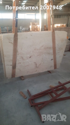 Травертин Беж Запълнен Крос Кът 1.2/61/40.6 - 30 Евро кв.м. с ДДС , снимка 6 - Облицовки - 52386249