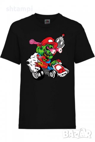 Детска тениска Mario Cart Zombie 3,Игра,Изненада,Подарък,Празник,Повод, снимка 10 - Детски тениски и потници - 37436772