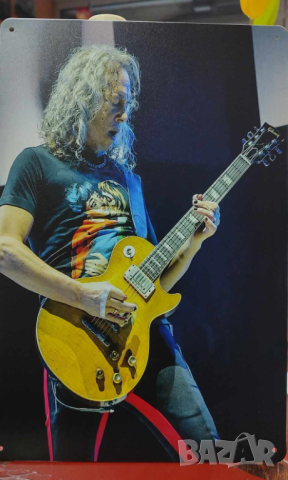 Kirk Hammett with Greeny Les Paul , снимка 1